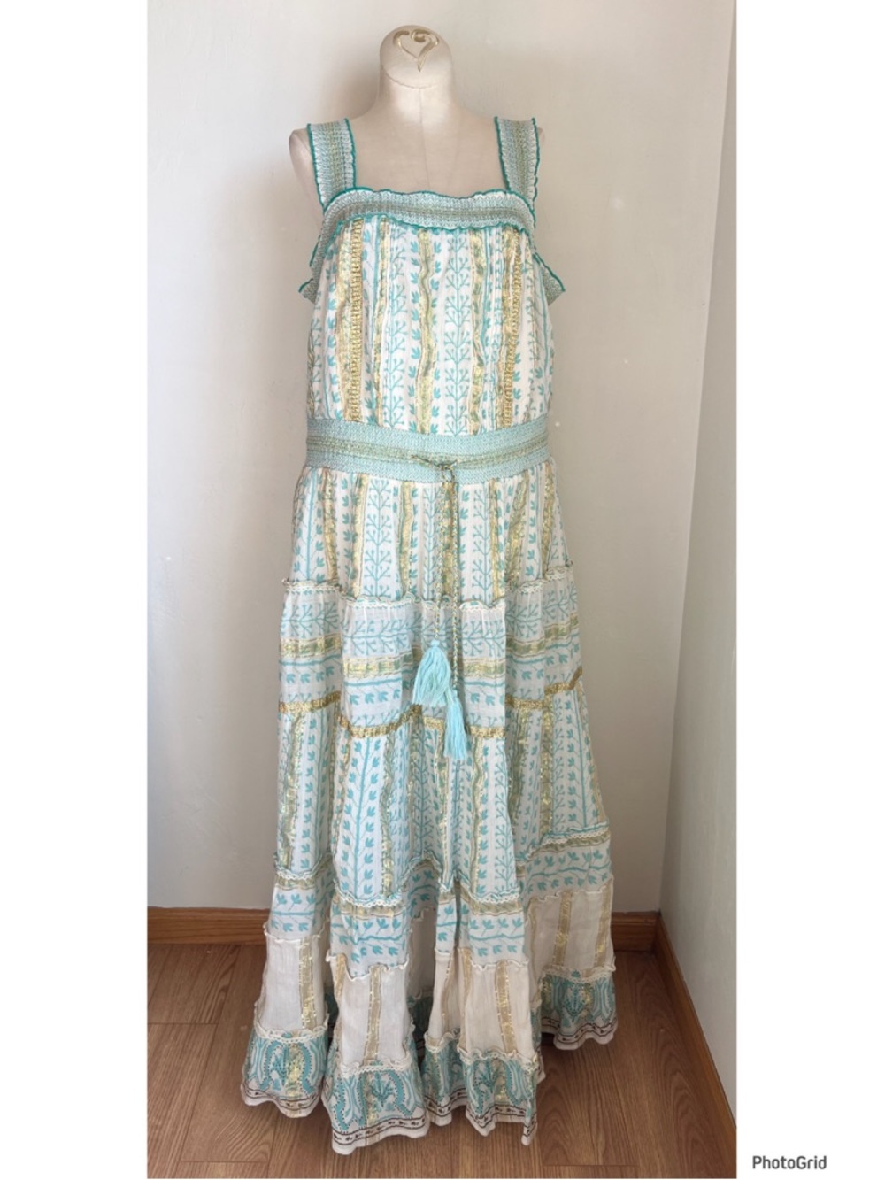 Soft Surroundings Aegean Tiered Maxi Dress XL - Picture 2 of 7